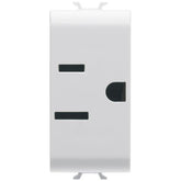 Corus - American three-pin socket, white